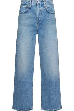 AGOLDE Jeans Rectos Con Cintura Alta