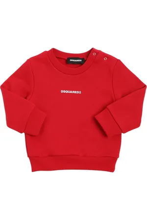 Dsquared2 Sudadera De Algodón Con Cuello Redondo