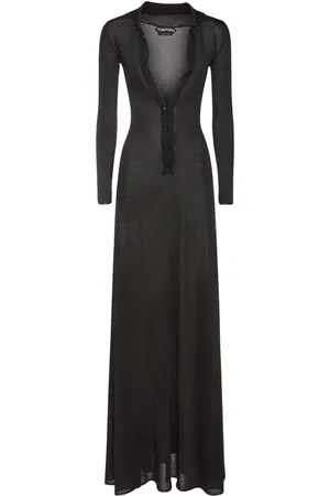 Tom Ford Vestido Largo De Viscosa