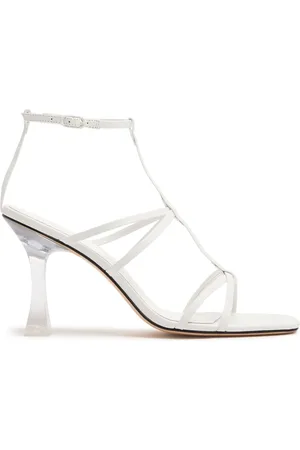 Studio Amelia Sandalias De Piel Y Plexi 90mm