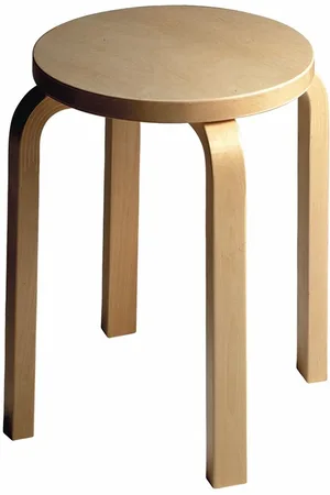 Artek Taburete E60 De Madera