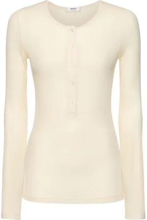 AGOLDE Camiseta De Algodón Jersey
