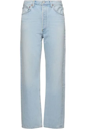 AGOLDE Jeans Rectos Con Cintura Alta