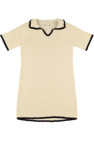 BONPOINT Vestido Camisero De Punto De Algodón