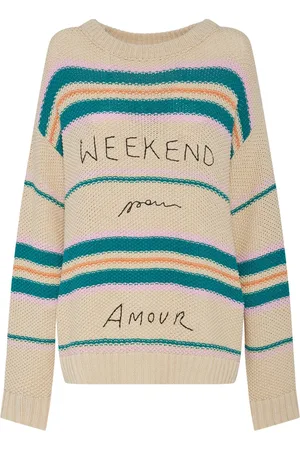 Max Mara Suéter De Algodón Bordado