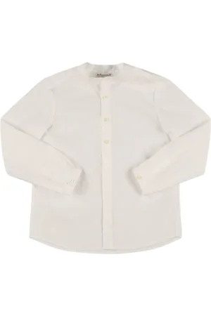 BONPOINT Camisa De Popelina De Algodón