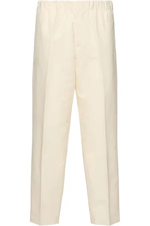 Jil Sander Pantalones Jogger De Algodón