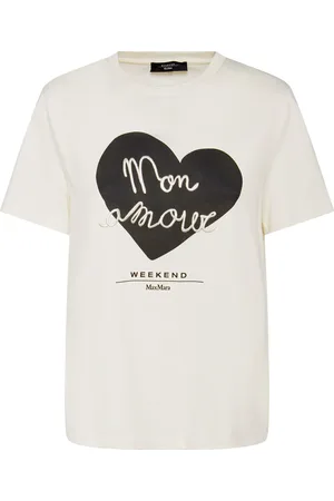 Max Mara Camiseta De Algodón Jersey