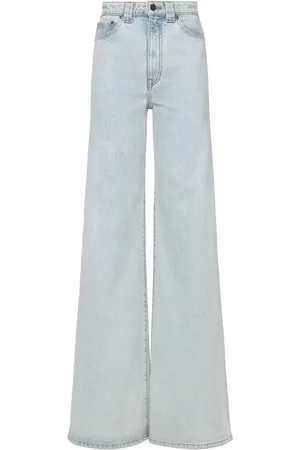 Khaite Jeans De Denim Con Cintura Alta
