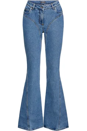 MUGLER Jeans Acampanados De Denim
