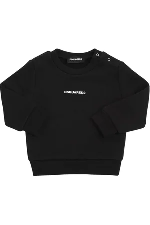 Dsquared2 Sudadera De Algodón Con Cuello Redondo