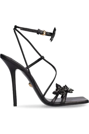 VERSACE Sandalias De Piel 110mm