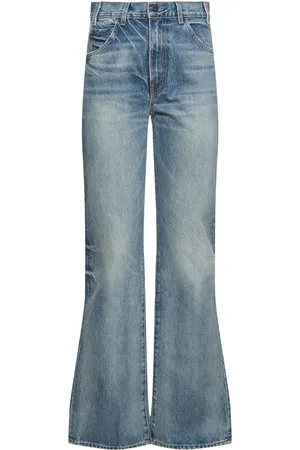 NILI LOTAN Jeans De Algodón Con Cintura Alta