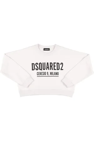 Dsquared2 Sudadera De Algodón Con Logo En Goma