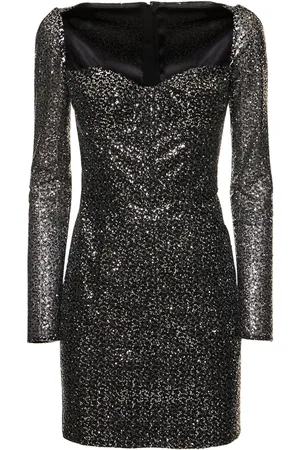 Dolce & Gabbana Vestido Corto Con Lentejuelas