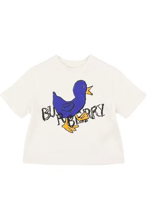 Burberry Camiseta De Jersey De Algodón Estampada