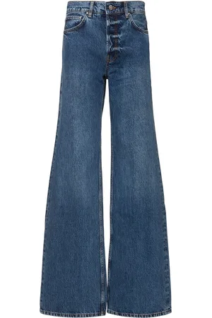 ANINE BING Jeans Rectos Con Cintura Alta