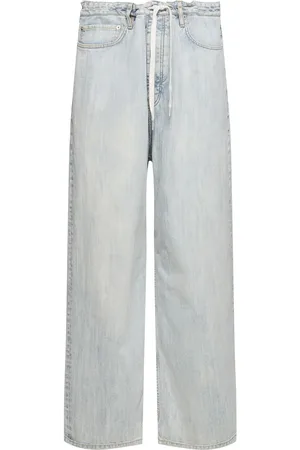 Balenciaga Jeans Baggy De Denim De Algodón