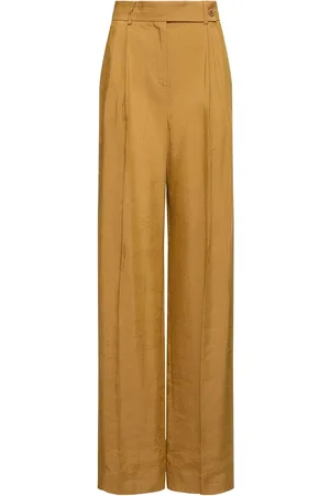 Alberta Ferretti Pantalones Acampanados De Viscosa