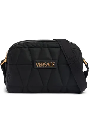 VERSACE Bolso De Hombro De Nylon Con Logo