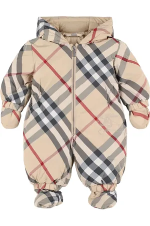 Burberry Mono De Plumas De Nylon Con Estampado