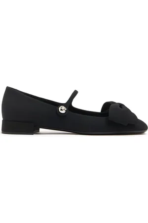 VALENTINO GARAVANI Zapatos Planos Mary Jane De Satén 20mm