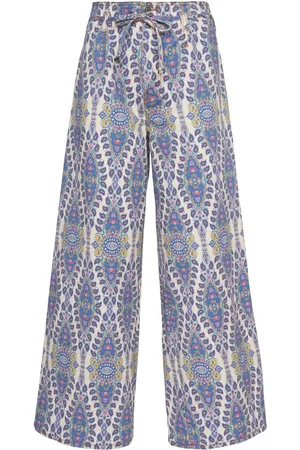 Etro Jeans Anchos De Denim De Algodón