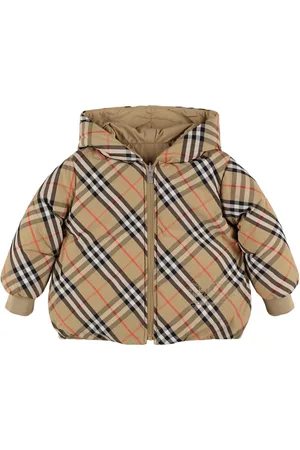 Burberry Chaqueta De Plumas De Nylon Estampado