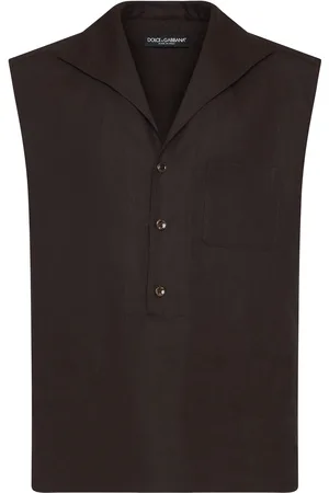 Dolce & Gabbana Camisa De Lino Sin Mangas