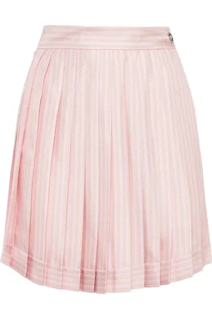 VERSACE Minifalda De Sarga De Seda