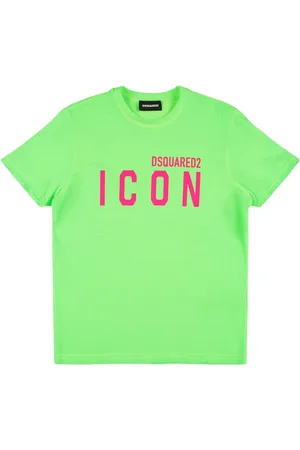 Dsquared2 Camiseta De Algodón Estampado Con Logo