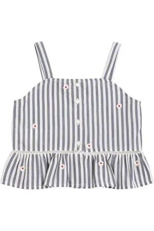 Max&Co. Top De Popelina De Algodón