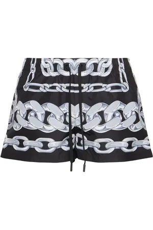 VERSACE Bañador Shorts De Nylon Estampado