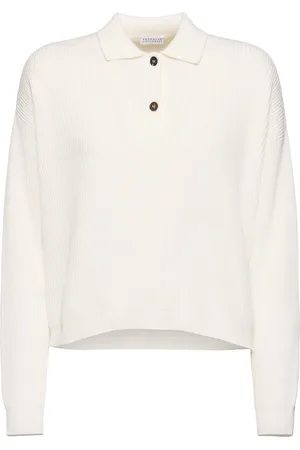 Brunello Cucinelli Polo De Punto De Algodón
