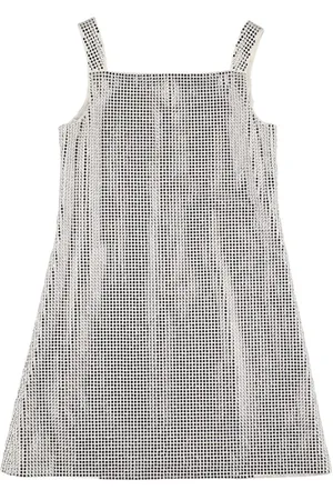 Dolce & Gabbana Vestido De Fiesta De Algodón Con Lentejuelas