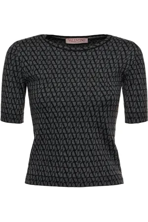 VALENTINO Top De Punto Jacquard