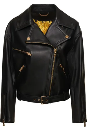 VERSACE Chaqueta Biker De Piel