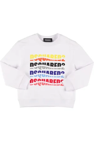Dsquared2 Sudadera De Algodón Con Logo Estampado