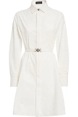 VERSACE Vestido Camisero De Popelina