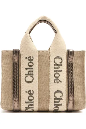 Chloé Bolso De Mano Mini Woody De Lona