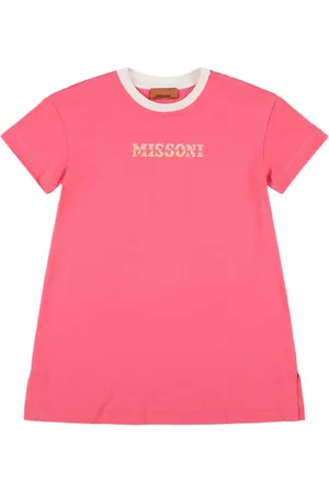Missoni Vestido De Jersey De Algodón Estampado