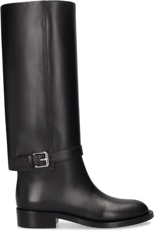 Burberry Botas Altas De Piel 20mm