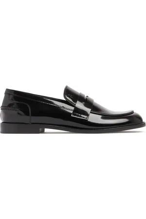 Amina Muaddi Mocasines De Piel 20mm