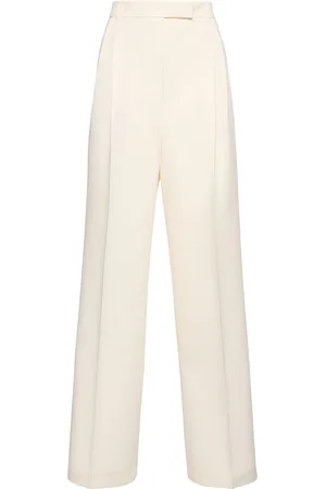 Rohe Pantalones Anchos Con Cintura Alta