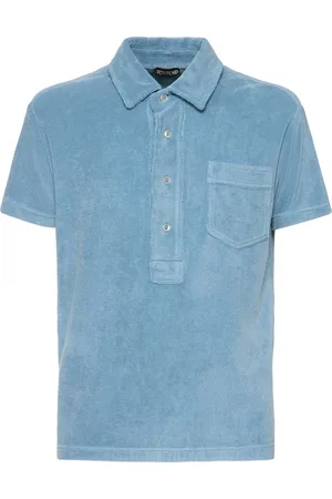 Tom Ford Polo De Rizo De Algodón