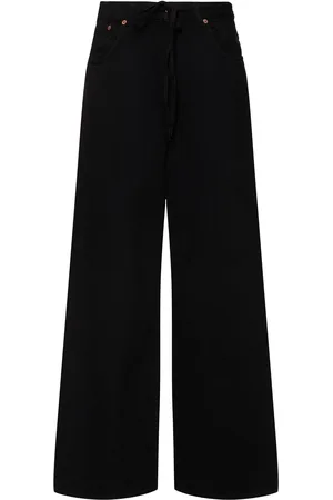 Maison Margiela Jeans Anchos De Denim De Algodón