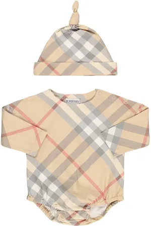 Burberry Pelele De Algodón Estampado