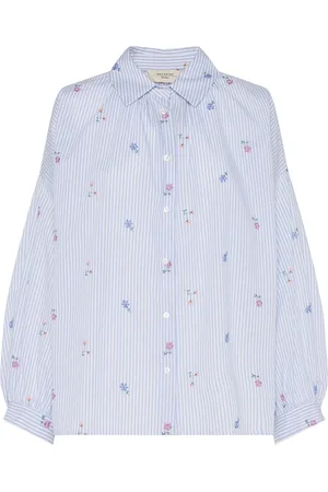 Max Mara Camisa De Popelina Bordada