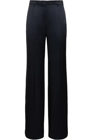Alberta Ferretti Pantalones Anchos De Satén