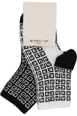 Givenchy Calcetines De Algodón Con Logo
